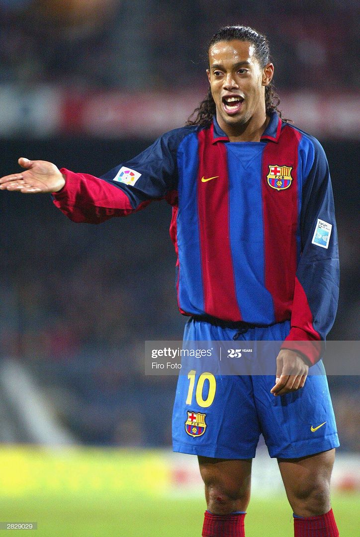 Barcelona 03/04 #10 RONALDINHO Homekit / 3rd Awaykit Nameset Printing